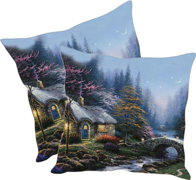 

Sleep Nature's Printed Cushions Cover(Pack of 2, 40.63 cm*40.63 cm, Multicolor)