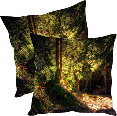 

Sleep Nature's Printed Cushions Cover(Pack of 2, 40.63 cm*40.63 cm, Multicolor)