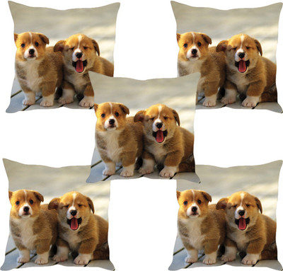 

Sleep Nature's Abstract Cushions Cover(Pack of 5, 30.63 cm*30.63 cm, Multicolor)
