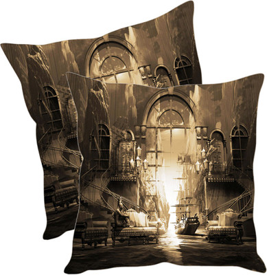 

Sleep Nature's Printed Cushions Cover(Pack of 2, 40.63 cm*40.63 cm, Multicolor)