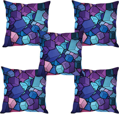 

Sleep Nature's Abstract Cushions Cover(Pack of 5, 40.63 cm*40.63 cm, Multicolor)