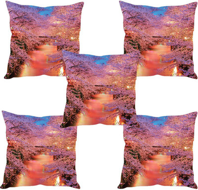 

Sleep Nature's Abstract Cushions Cover(Pack of 5, 40.63 cm*40.63 cm, Multicolor)