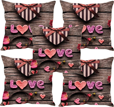 

Sleep Nature's Printed Cushions Cover(Pack of 5, 40.63 cm*40.63 cm, Multicolor)