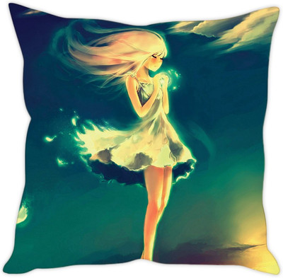 

Sleep Nature's Abstract Cushions Cover(30.63 cm*30.63 cm, Multicolor)