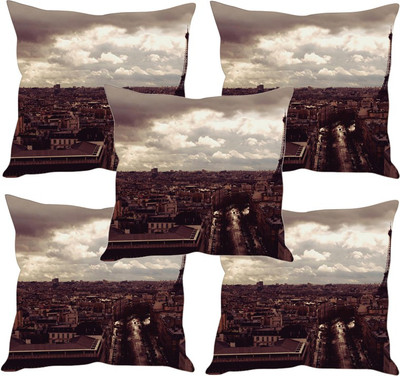 

Sleep Nature's Printed Cushions Cover(Pack of 5, 30.63 cm*30.63 cm, Multicolor)