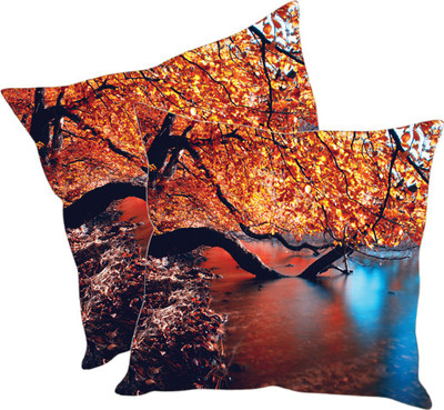 

Sleep Nature's Printed Cushions Cover(Pack of 2, 40.63 cm*40.63 cm, Multicolor)