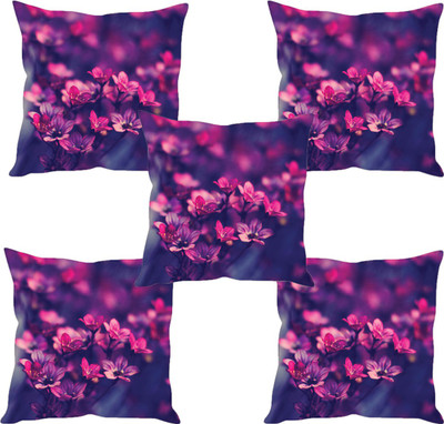 

Sleep Nature's Abstract Cushions Cover(Pack of 5, 30.63 cm*30.63 cm, Multicolor)