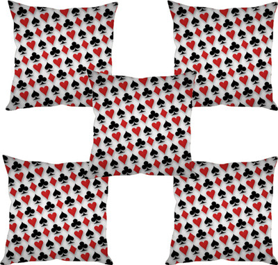 

Sleep Nature's Abstract Cushions Cover(Pack of 5, 30.63 cm*30.63 cm, Multicolor)