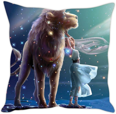 

Sleep Nature's Abstract Cushions Cover(40.63 cm*40.63 cm, Multicolor)