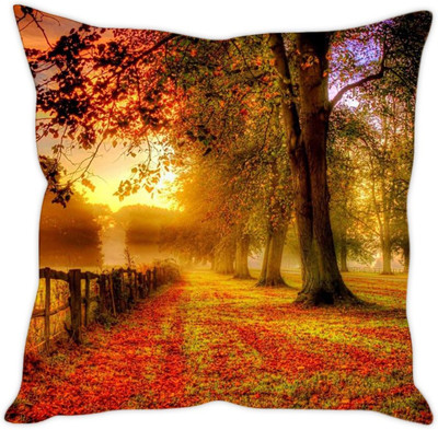

Sleep Nature's Printed Cushions Cover(30.63 cm*30.63 cm, Multicolor)