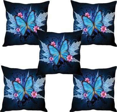 

Sleep Nature's Abstract Cushions Cover(Pack of 5, 40.63 cm*40.63 cm, Multicolor)