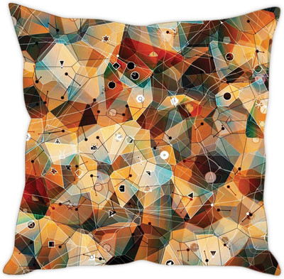 

Sleep Nature's Abstract Cushions Cover(40.63 cm*40.63 cm, Multicolor)