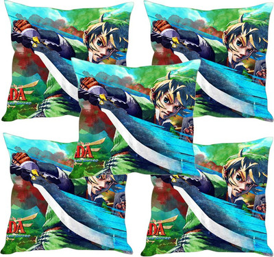

Sleep Nature's Printed Cushions Cover(Pack of 5, 30.63 cm*30.63 cm, Multicolor)
