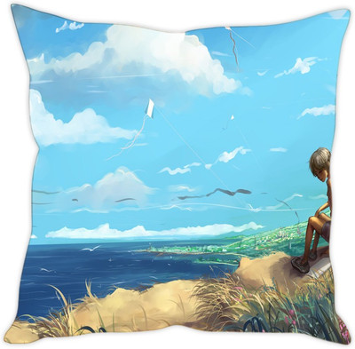 

Sleep Nature's Abstract Cushions Cover(30.63 cm*30.63 cm, Multicolor)