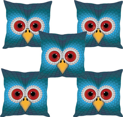 

Sleep Nature's Abstract Cushions Cover(Pack of 5, 30.63 cm*30.63 cm, Multicolor)