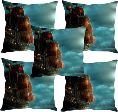 

Sleep Nature's Printed Cushions Cover(Pack of 5, 30.63 cm*30.63 cm, Multicolor)