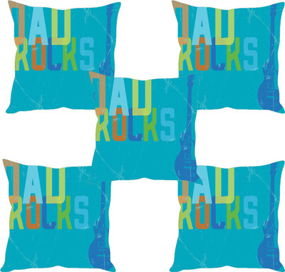 

Sleep Nature's Abstract Cushions Cover(Pack of 5, 30.63 cm*30.63 cm, Multicolor)