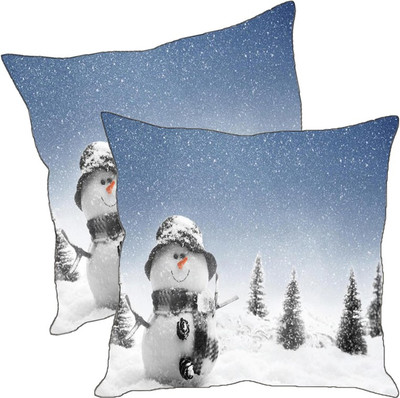 

Sleep Nature's Printed Cushions Cover(Pack of 2, 30.63 cm*30.63 cm, Multicolor)