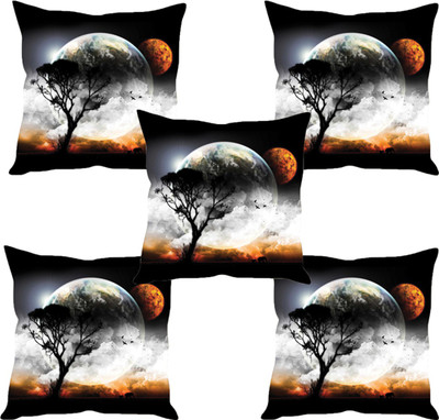 

Sleep Nature's Abstract Cushions Cover(Pack of 5, 30.63 cm*30.63 cm, Multicolor)