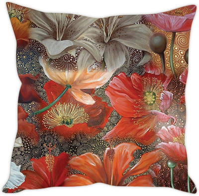 

Sleep Nature's Abstract Cushions Cover(40.63 cm*40.63 cm, Multicolor)