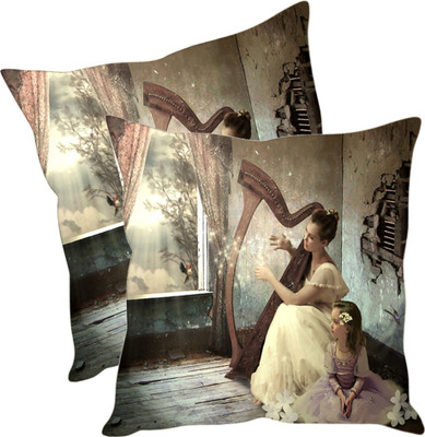 

Sleep Nature's Printed Cushions Cover(Pack of 2, 40.63 cm*40.63 cm, Multicolor)