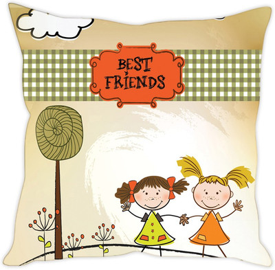 

Sleep Nature's Abstract Cushions Cover(30.63 cm*30.63 cm, Multicolor)