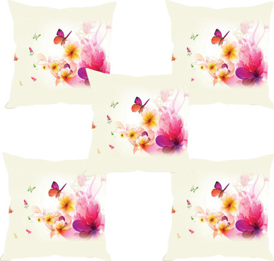 

Sleep Nature's Abstract Cushions Cover(Pack of 5, 40.63 cm*40.63 cm, Multicolor)