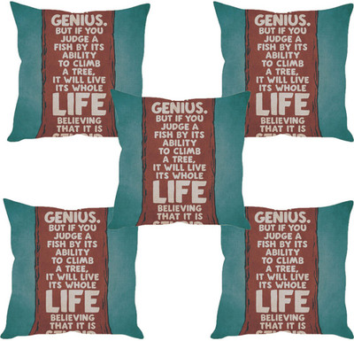 

Sleep Nature's Abstract Cushions Cover(Pack of 5, 40.63 cm*40.63 cm, Multicolor)