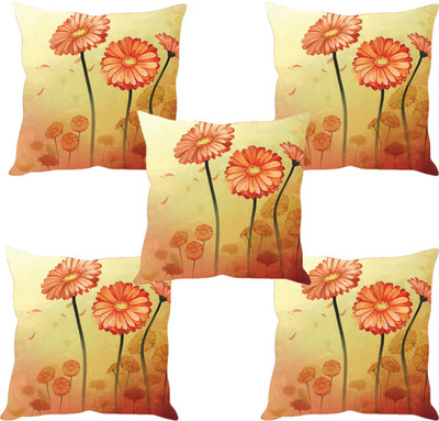 

Sleep Nature's Abstract Cushions Cover(Pack of 5, 40.63 cm*40.63 cm, Multicolor)
