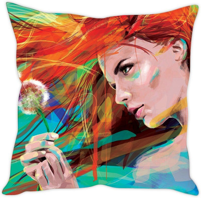 

Sleep Nature's Abstract Cushions Cover(30.63 cm*30.63 cm, Multicolor)