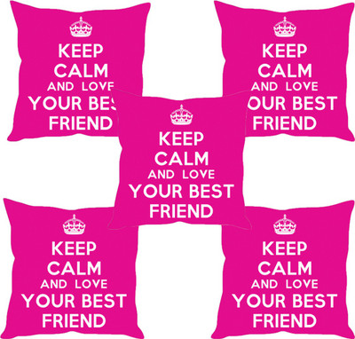 

Sleep Nature's Abstract Cushions Cover(Pack of 5, 30.63 cm*30.63 cm, Multicolor)