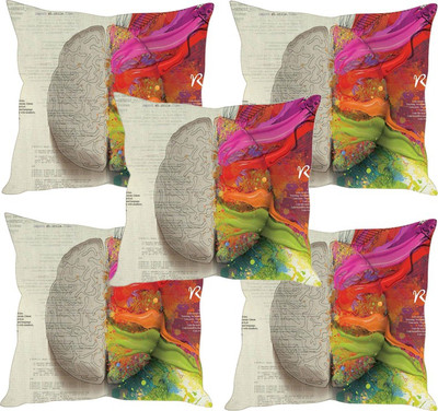 

Sleep Nature's Printed Cushions Cover(Pack of 5, 40.63 cm*40.63 cm, Multicolor)