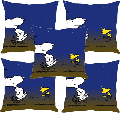 

Sleep Nature's Printed Cushions Cover(Pack of 5, 30.63 cm*30.63 cm, Multicolor)