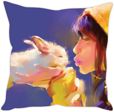 

Sleep Nature's Abstract Cushions Cover(40.63 cm*40.63 cm, Multicolor)