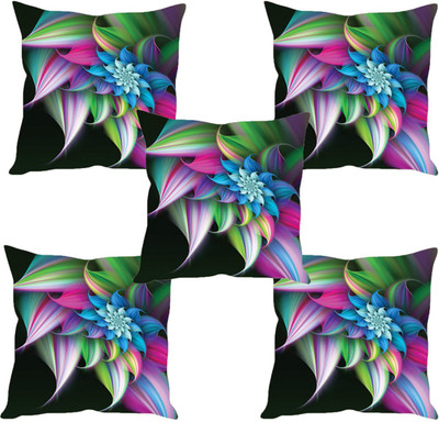 

Sleep Nature's Abstract Cushions Cover(Pack of 5, 40.63 cm*40.63 cm, Multicolor)