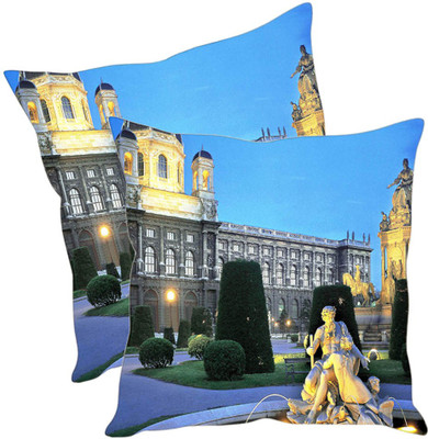 

Sleep Nature's Printed Cushions Cover(Pack of 2, 30.63 cm*30.63 cm, Multicolor)