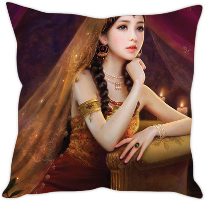 

Sleep Nature's Abstract Cushions Cover(40.63 cm*40.63 cm, Multicolor)