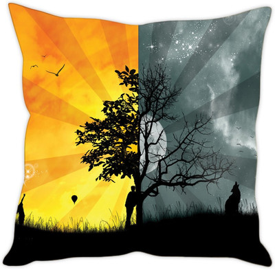 

Sleep Nature's Abstract Cushions Cover(40.63 cm*40.63 cm, Multicolor)