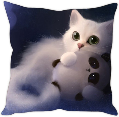 

Sleep Nature's Abstract Cushions Cover(30.63 cm*30.63 cm, Multicolor)