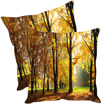

Sleep Nature's Printed Cushions Cover(Pack of 2, 40.63 cm*40.63 cm, Multicolor)