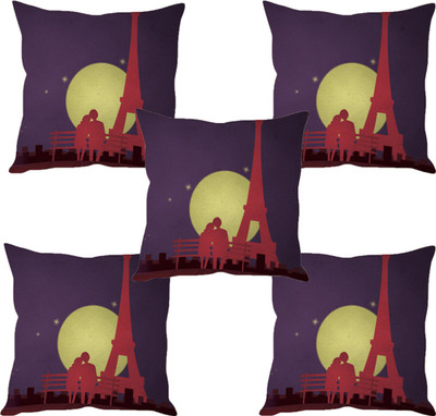 

Sleep Nature's Abstract Cushions Cover(Pack of 5, 40.63 cm*40.63 cm, Multicolor)