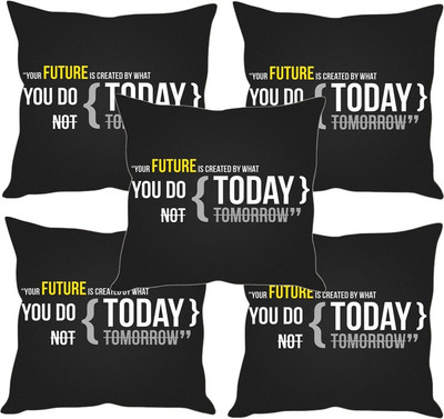 

Sleep Nature's Printed Cushions Cover(Pack of 5, 30.63 cm*30.63 cm, Multicolor)