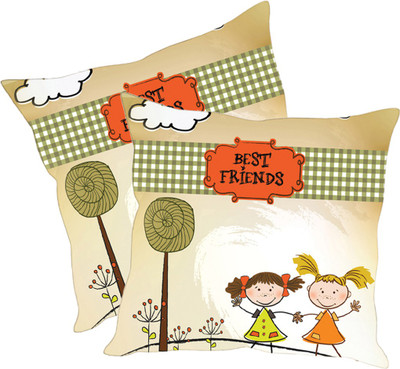 

Sleep Nature's Printed Cushions Cover(Pack of 2, 40.63 cm*40.63 cm, Multicolor)