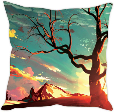

Sleep Nature's Abstract Cushions Cover(30.63 cm*30.63 cm, Multicolor)