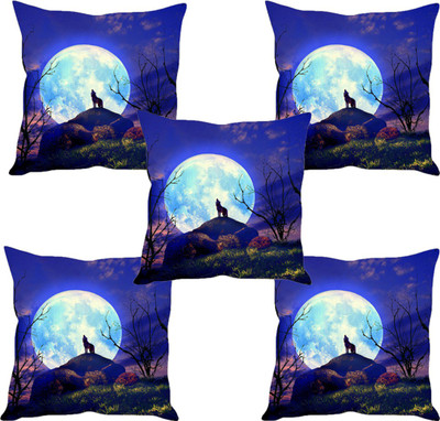 

Sleep Nature's Abstract Cushions Cover(Pack of 5, 30.63 cm*30.63 cm, Multicolor)