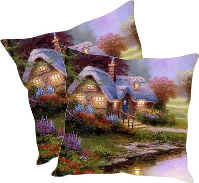 

Sleep Nature's Printed Cushions Cover(Pack of 2, 40.63 cm*40.63 cm, Multicolor)