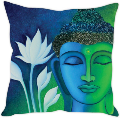 

Sleep Nature's Abstract Cushions Cover(40.63 cm*40.63 cm, Multicolor)