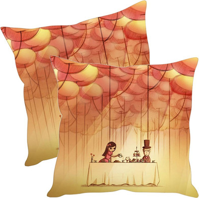 

Sleep Nature's Printed Cushions Cover(Pack of 2, 30.63 cm*30.63 cm, Multicolor)
