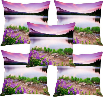 

Sleep Nature's Printed Cushions Cover(Pack of 5, 30.63 cm*30.63 cm, Multicolor)