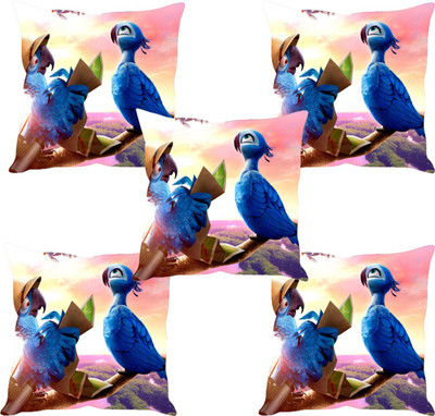 

Sleep Nature's Abstract Cushions Cover(Pack of 5, 30.63 cm*30.63 cm, Multicolor)